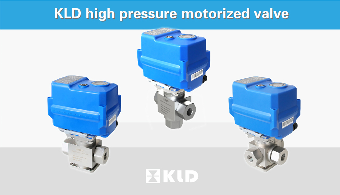 Leading the new era of fluid control: KLD high pressure motorized valve