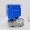 KLD20S motorized 3-way valve B (Horizontal,1/4