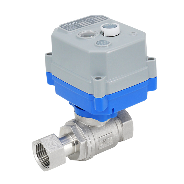 KLD30S/SJ 2-Way Motorized Ball Valve with Single Union x Female Thread