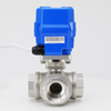 KLD100 3-way motorized ball valve (metal,1/2