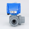 KLD20S/SJ 3-Way Plastic Valve With Unions