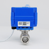 KLD20S/SJ Super Mini 2-Way Motorized Ball Valve with Male thread+Sigle union