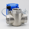 KLD100 3-way motorized ball valve (metal,1/2