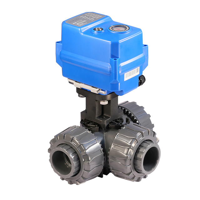 KLD200 3-way Motorized Ball Valve (UPVC)
