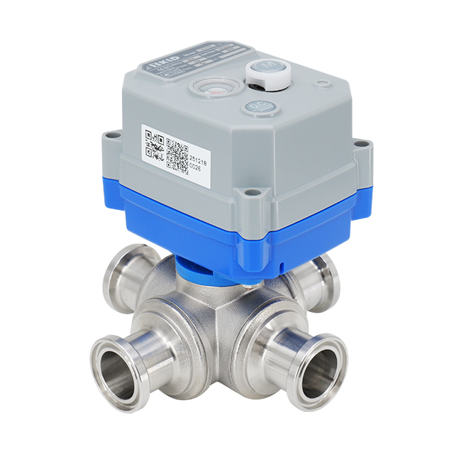 KLD30S/SJ 4-Way Motorized Ball Valve for Fast Assembled (Horizontal)
