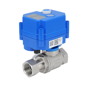 KLD20S/SJ Super Mini 2-Way Motorized Ball Valve with Female thread+ Single union