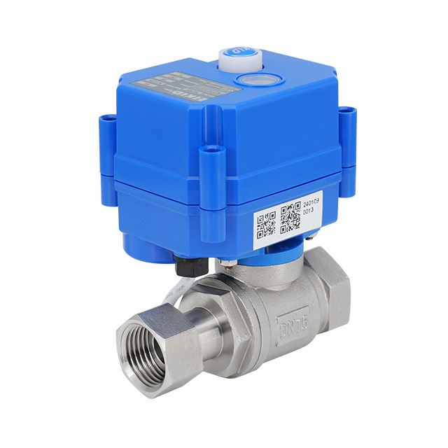 KLD20S/SJ Super Mini 2-Way Motorized Ball Valve with Female thread+ Single union