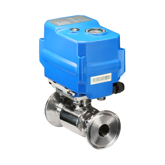 KLD200N Normal On Off 2-Way Motorized Ball Valve for Fast Assembled(Tri-Clamp)