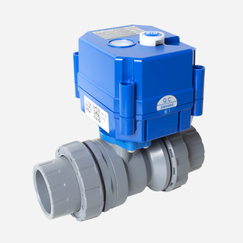 KLD20S 2-way motorized plastic ball valve