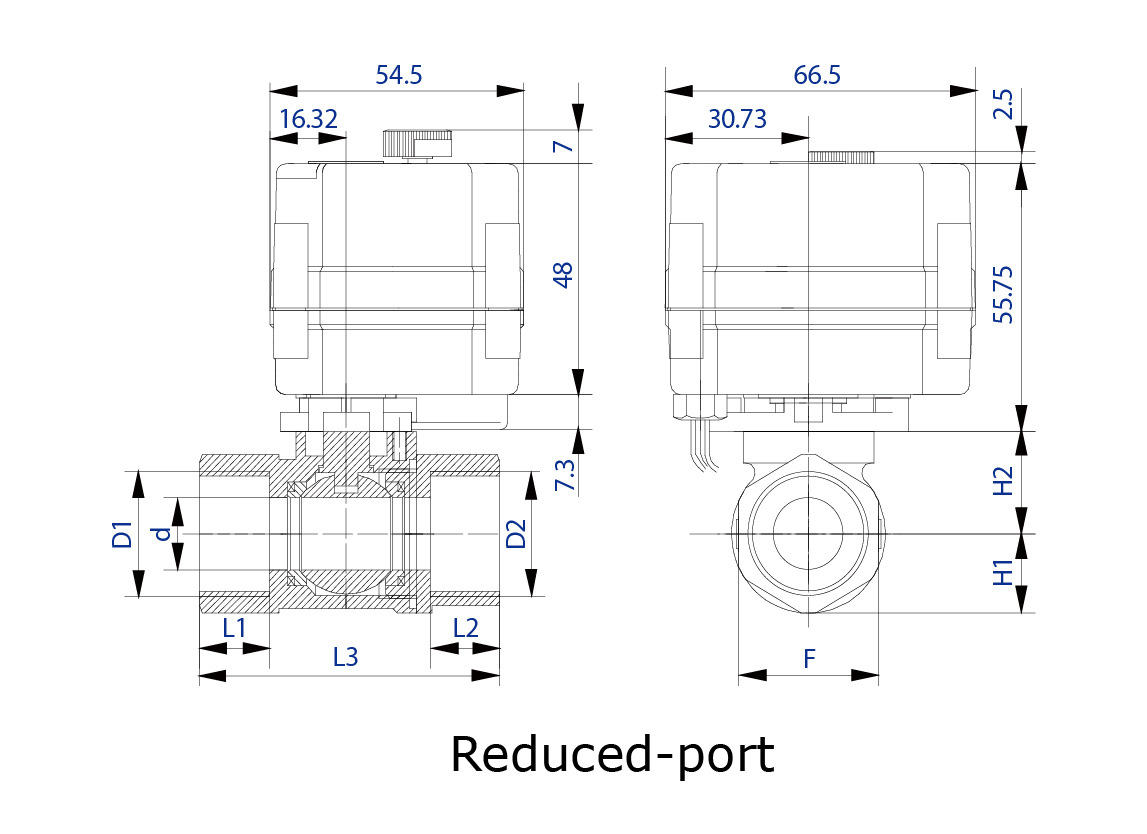 KLD20T modulating 2-way-2