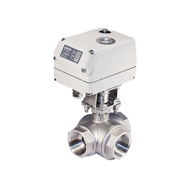 KLD400 3-way motorized valve (stainless steel, 1/2" to 1-1/2" ) 