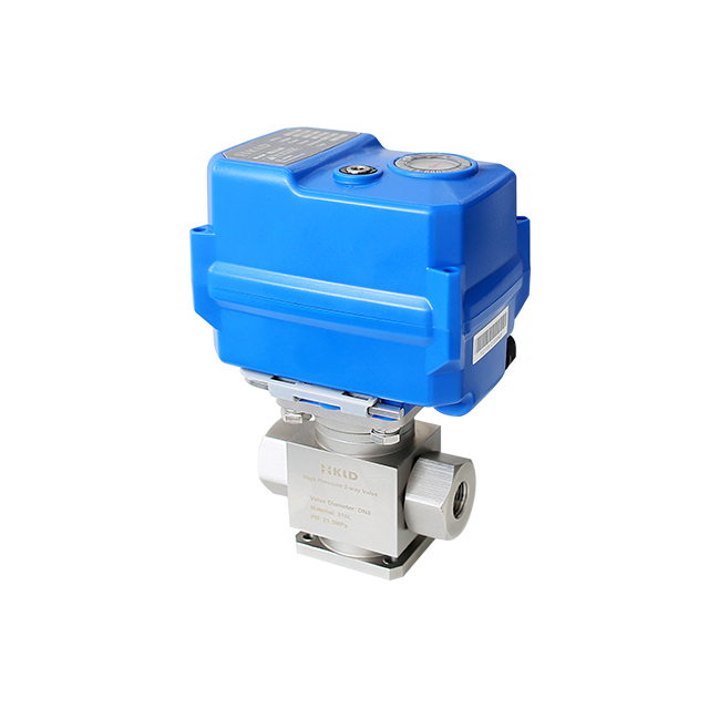 KLD200 2-way high pressure motorized ball valve(stainless steel,1/4" to 3/4")